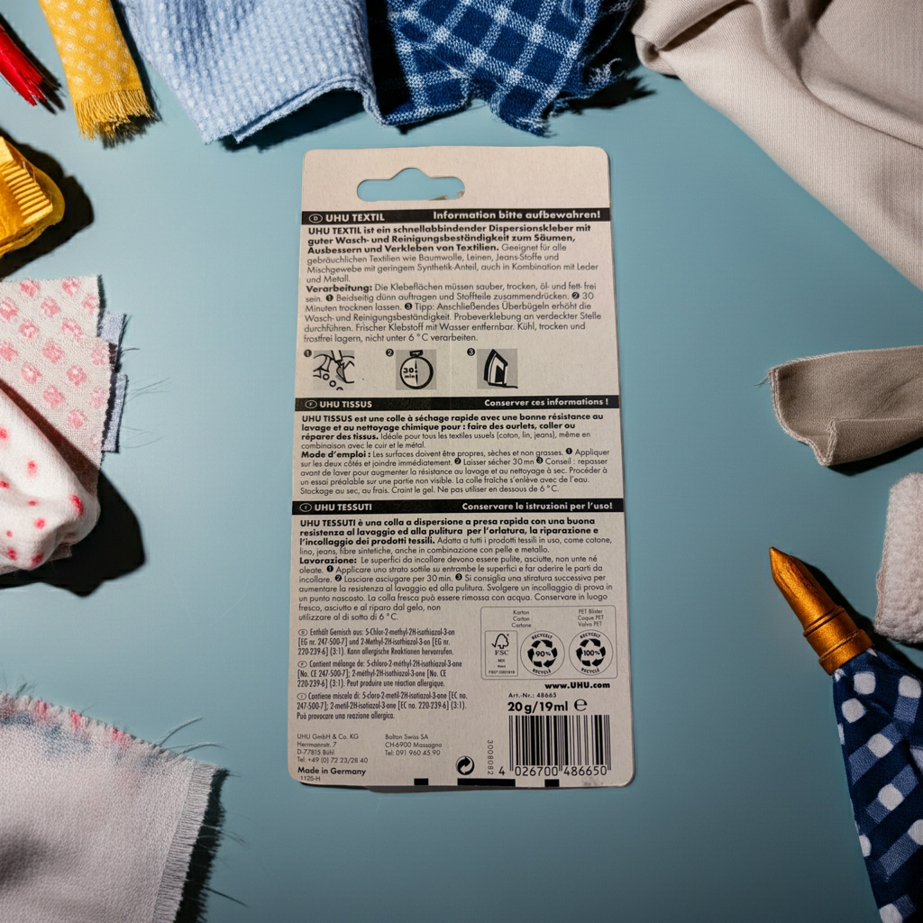 UHU Spezialkleber TEXTIL 20g