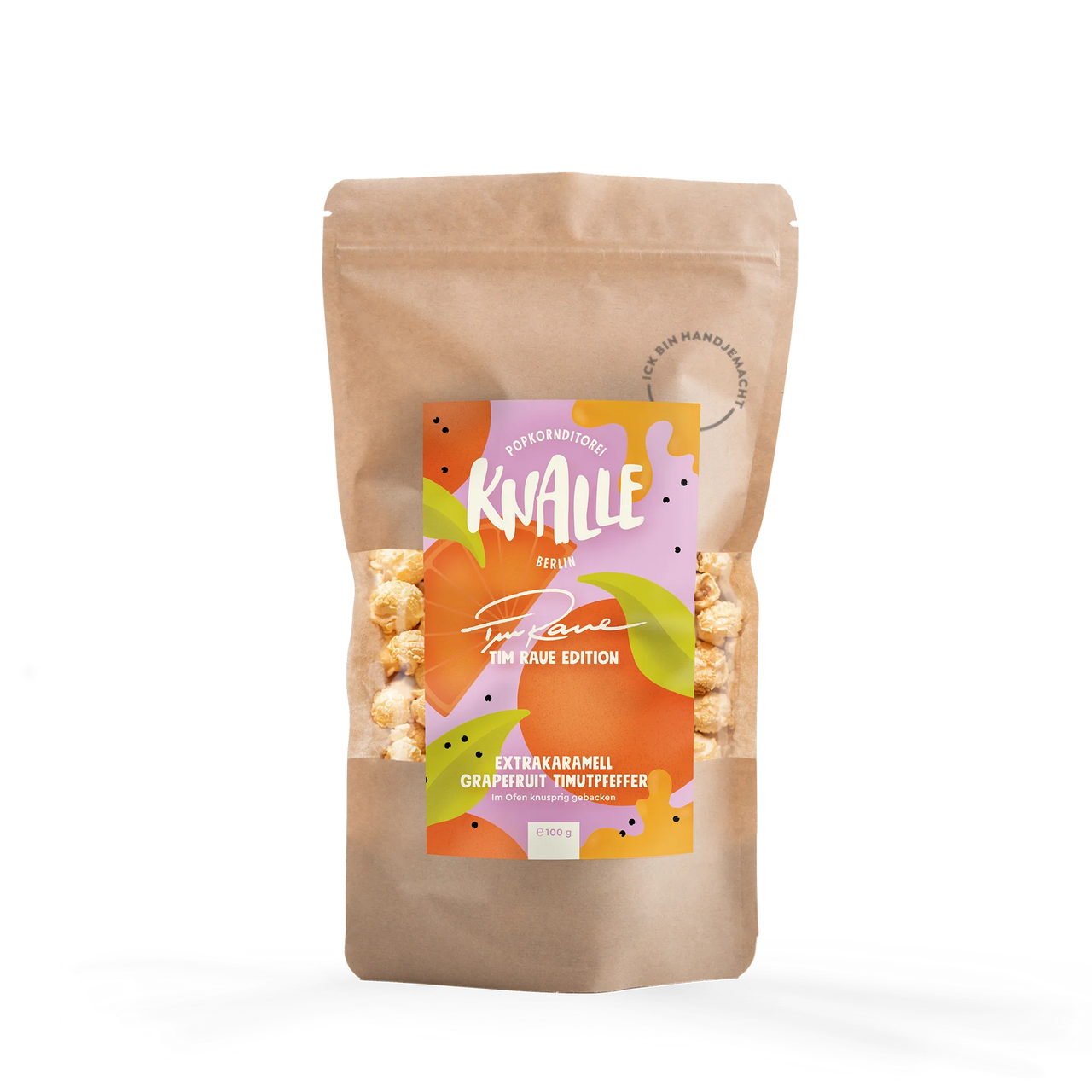 Knalle Popcorn Extrakaramell Grapefruit Timutpfeffer Tim Raue Edition 100 g.