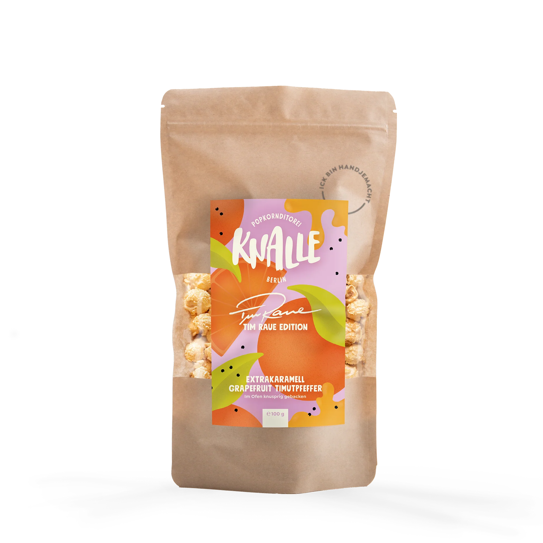 Knalle Popcorn Extrakaramell Grapefruit Timutpfeffer Tim Raue Edition 100 g.