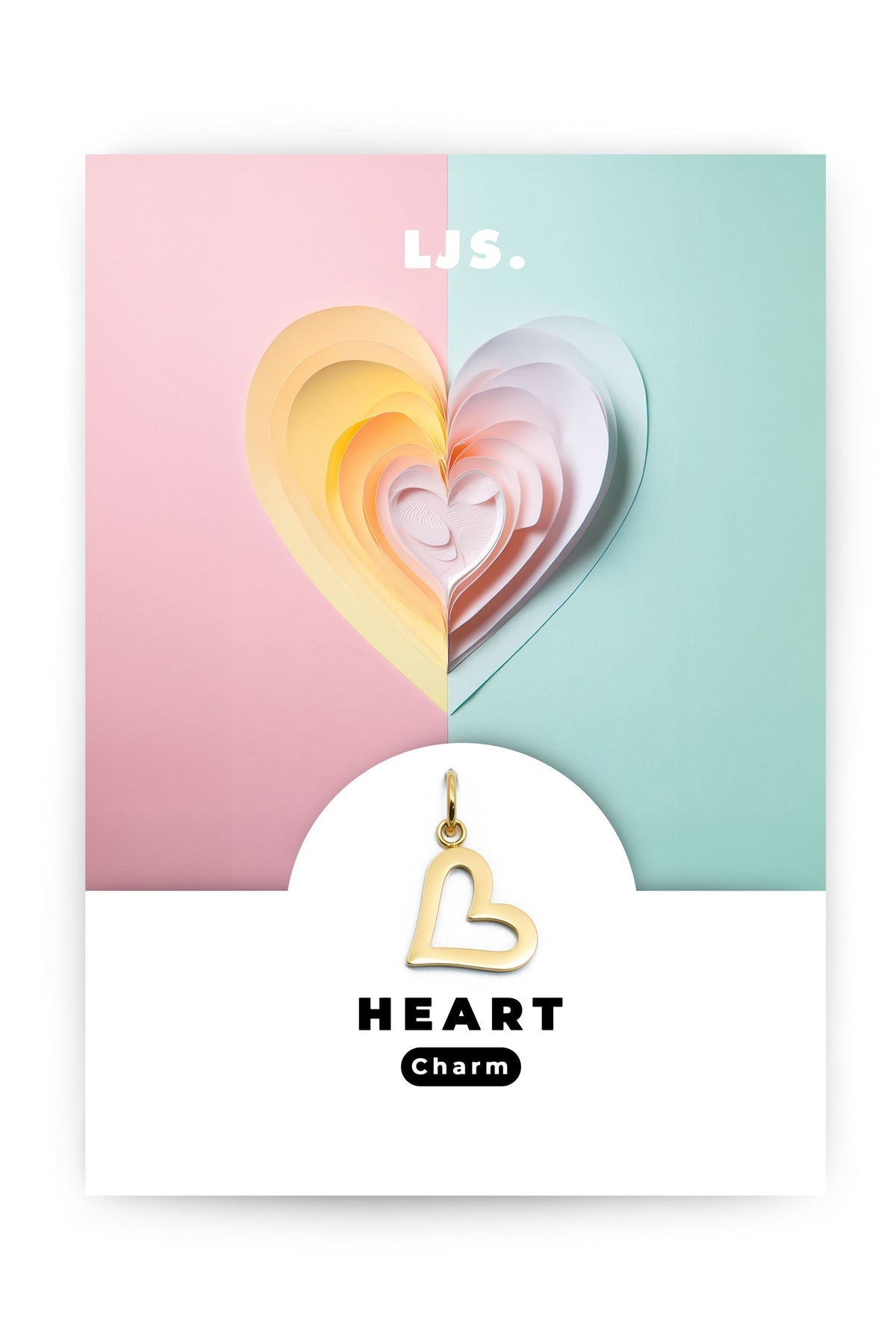 Little Jewellery Stories – Charm HEART in Gold