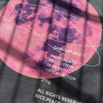 Nice.Peace Moon T-Shirt Anthra