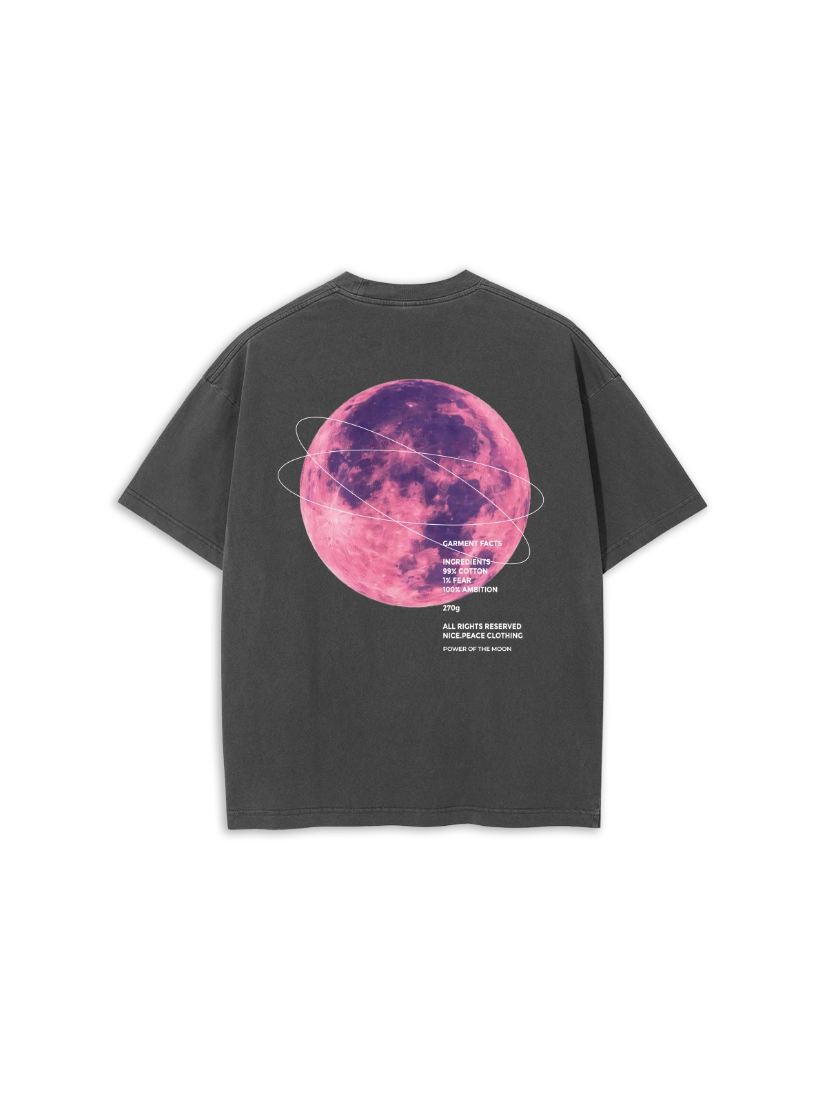 Moon T-Shirt Anthra