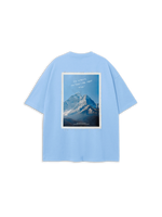 Mountains Go Patch T-Shirt Blue