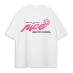 Nice.Peace Nice Smile Puffy T-Shirt White