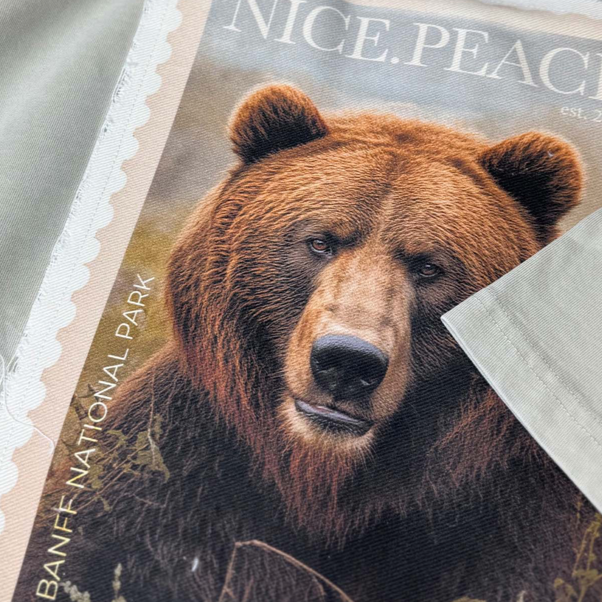 Nice-Peace T-Shirt Bear
