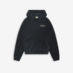 Nice.Peace Floral Hoodie Washed Black