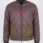 Originale C Bozen Wendejacke als Produktansicht von vorne mit gesteppter Außenseite und Reißverschluss