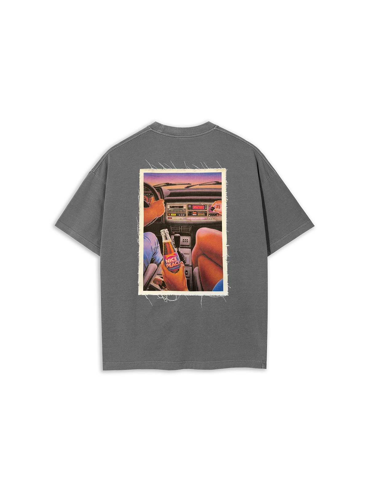 Retro Car Patch T-Shirt Vintage
