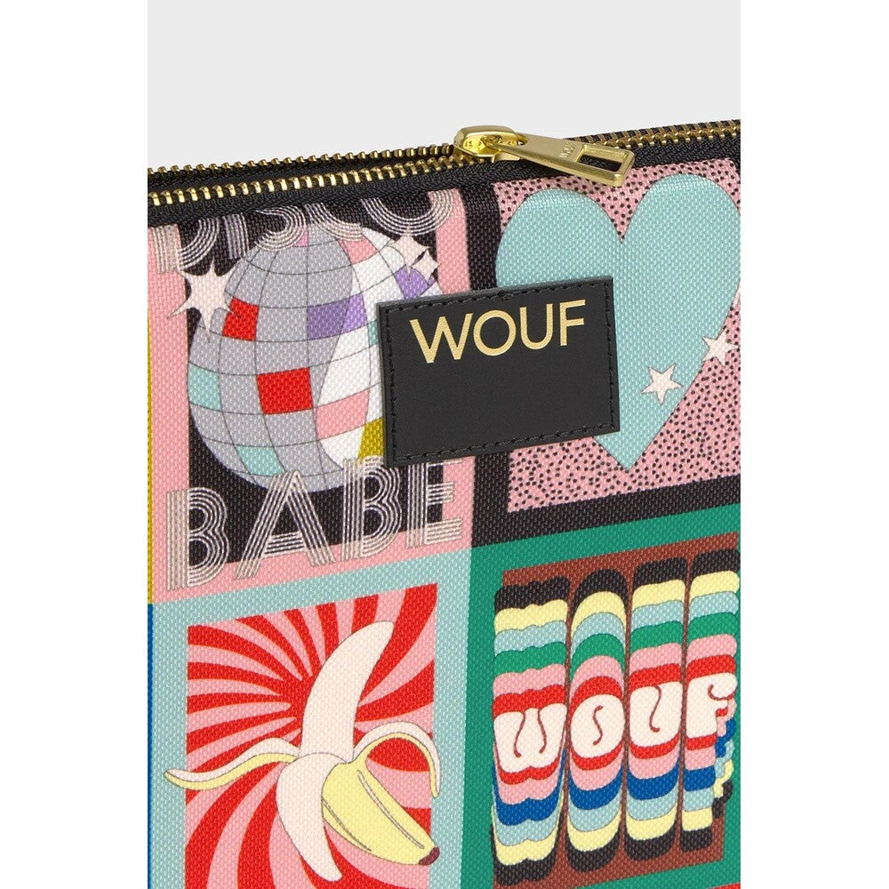 WOUF Discobabe Laptop-Hülle 15–16 Zoll – Detailansicht